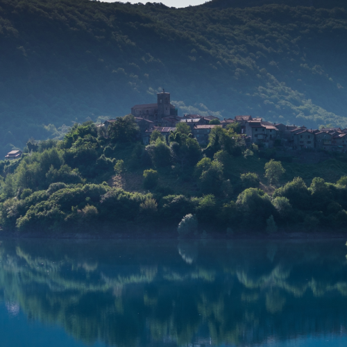 Il lago di Vagli e il paese sommerso